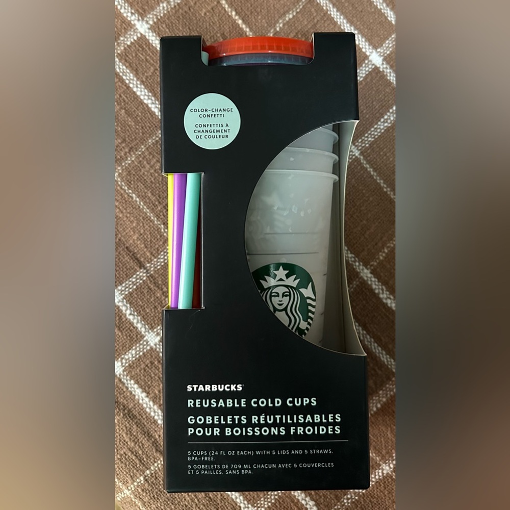 Starbucks - reusable color changing tumbler cold cups